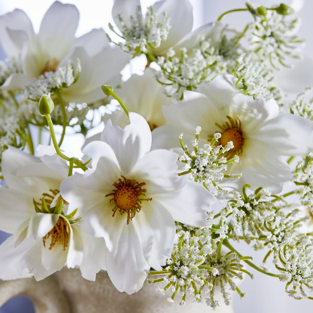 Better Homes & Garden 11"H Artificial Wild Flower in Ceramic Jug Vase