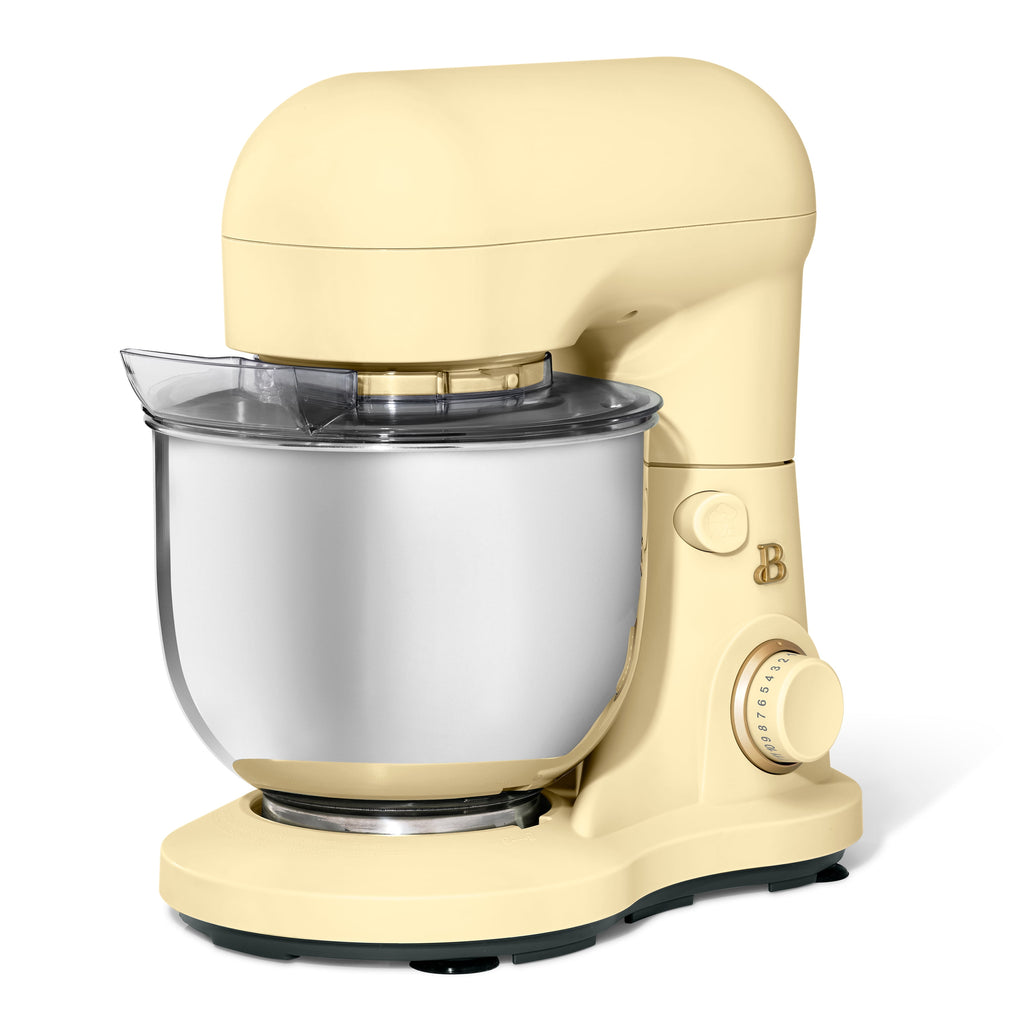 Beautiful 3.5 Qt Stand Mixer with Flat Beater, Dough Hook, Balloon Whisk, Buttercream by Drew Barrymore