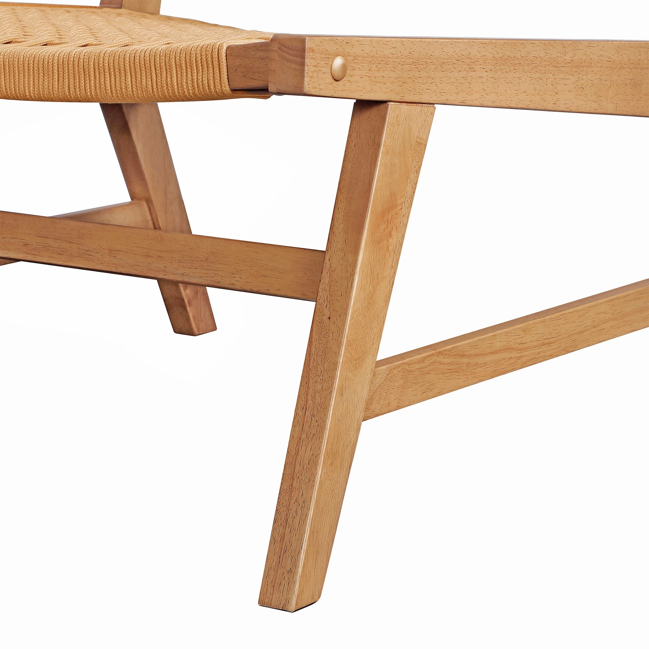 Better Homes & Gardens Vista Woven Accent Chair, Light Honey Finish