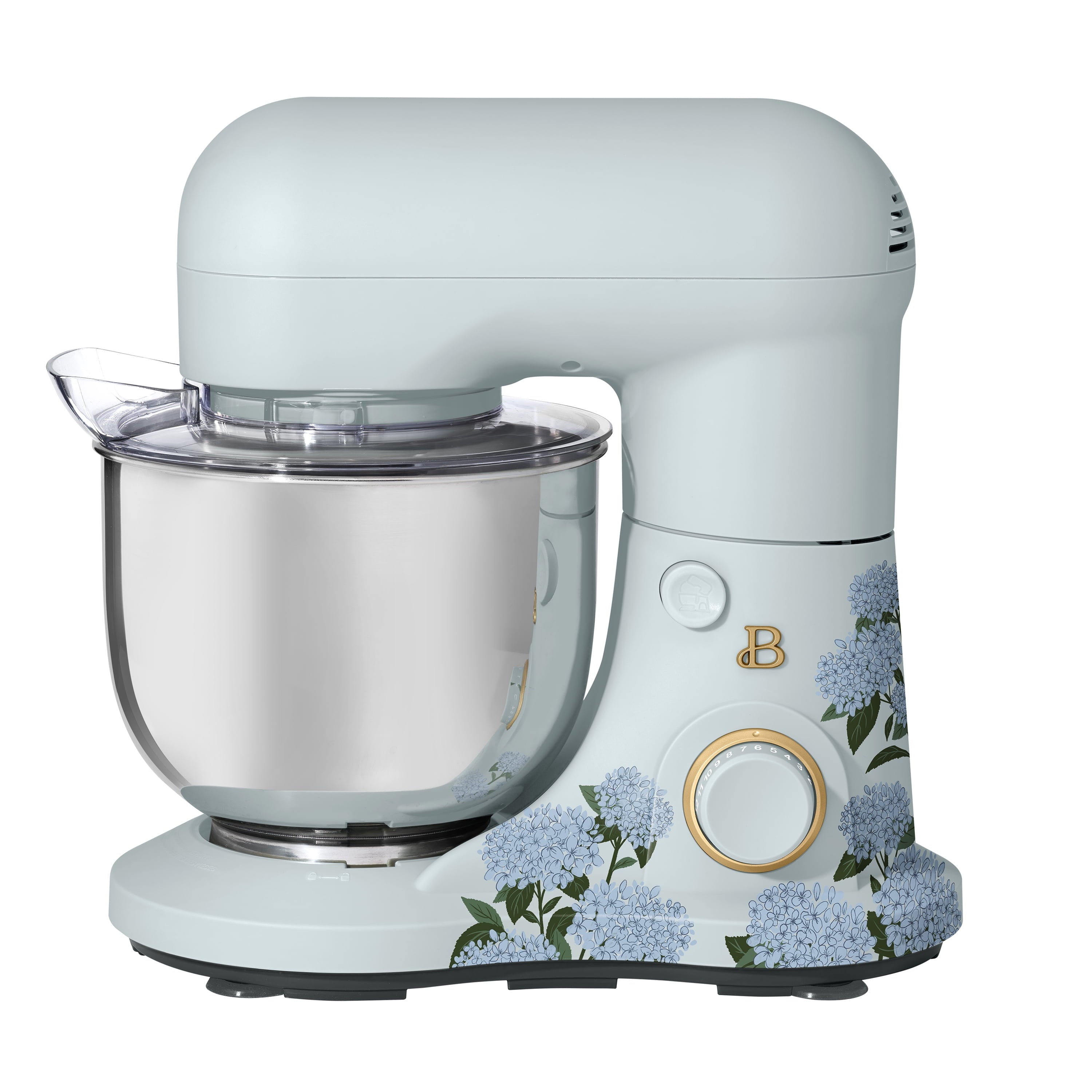 Beautiful 3.5 Qt Stand Mixer with Flat Beater, Dough Hook, Balloon Whisk, Buttercream by Drew Barrymore
