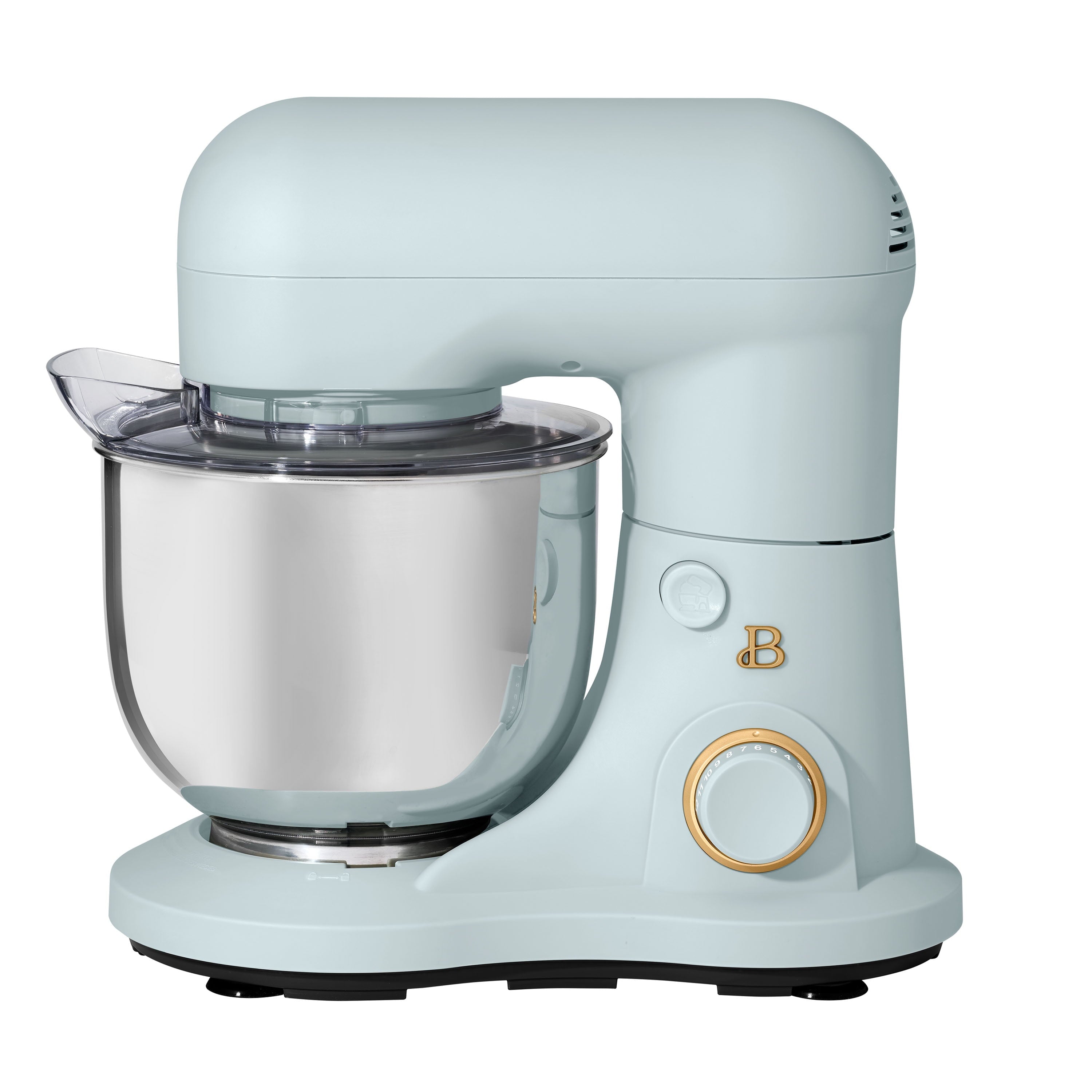 Beautiful 3.5 Qt Stand Mixer with Flat Beater, Dough Hook, Balloon Whisk, Buttercream by Drew Barrymore