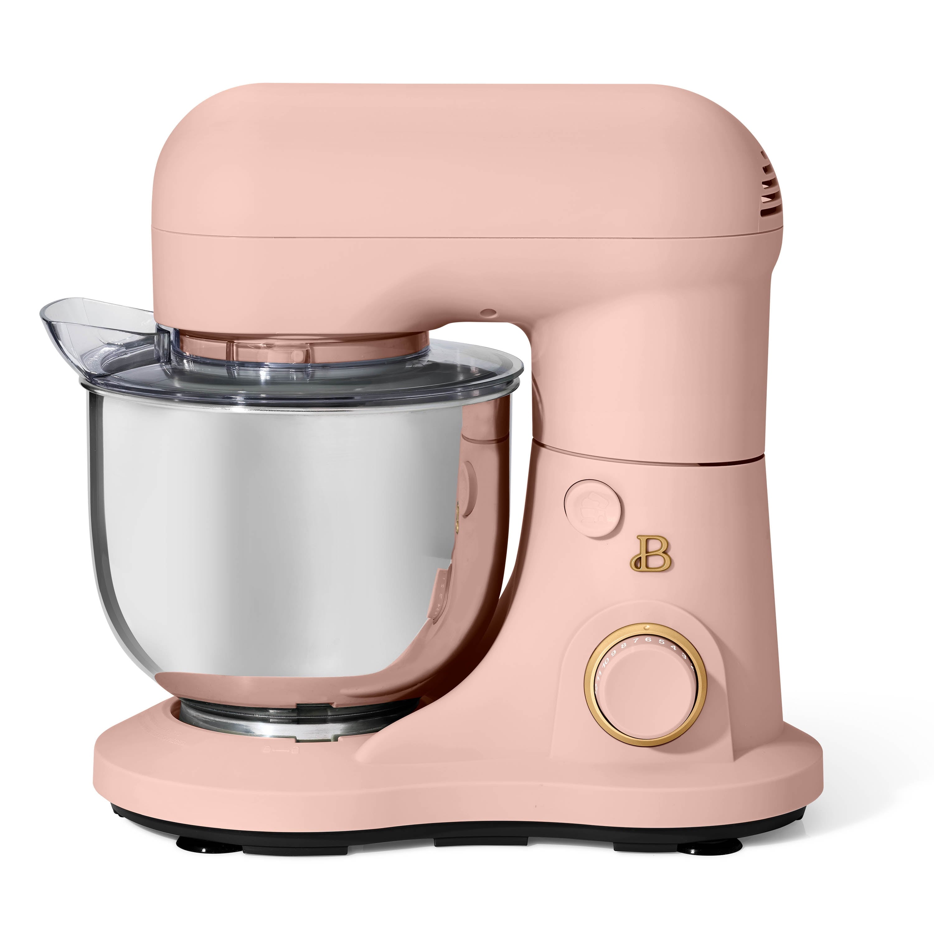 Beautiful 3.5 Qt Stand Mixer with Flat Beater, Dough Hook, Balloon Whisk, Buttercream by Drew Barrymore