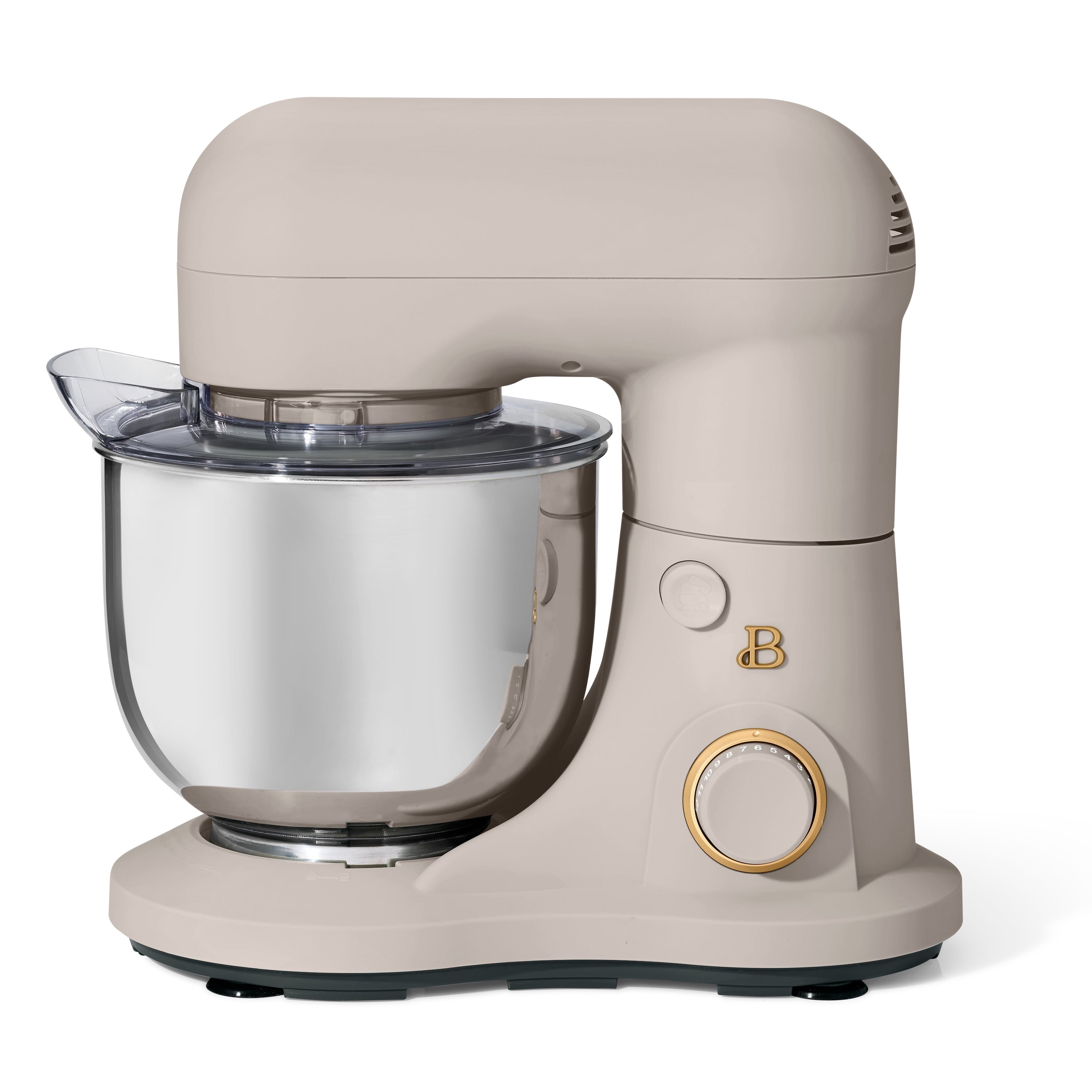 Beautiful 3.5 Qt Stand Mixer with Flat Beater, Dough Hook, Balloon Whisk, Buttercream by Drew Barrymore