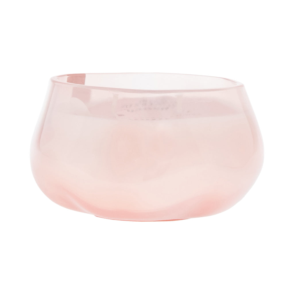 Allswell Glow (Vanilla + Pear + Coconut) Scented 1-Wick Organic Blown Jar Spa Candle 8oz.