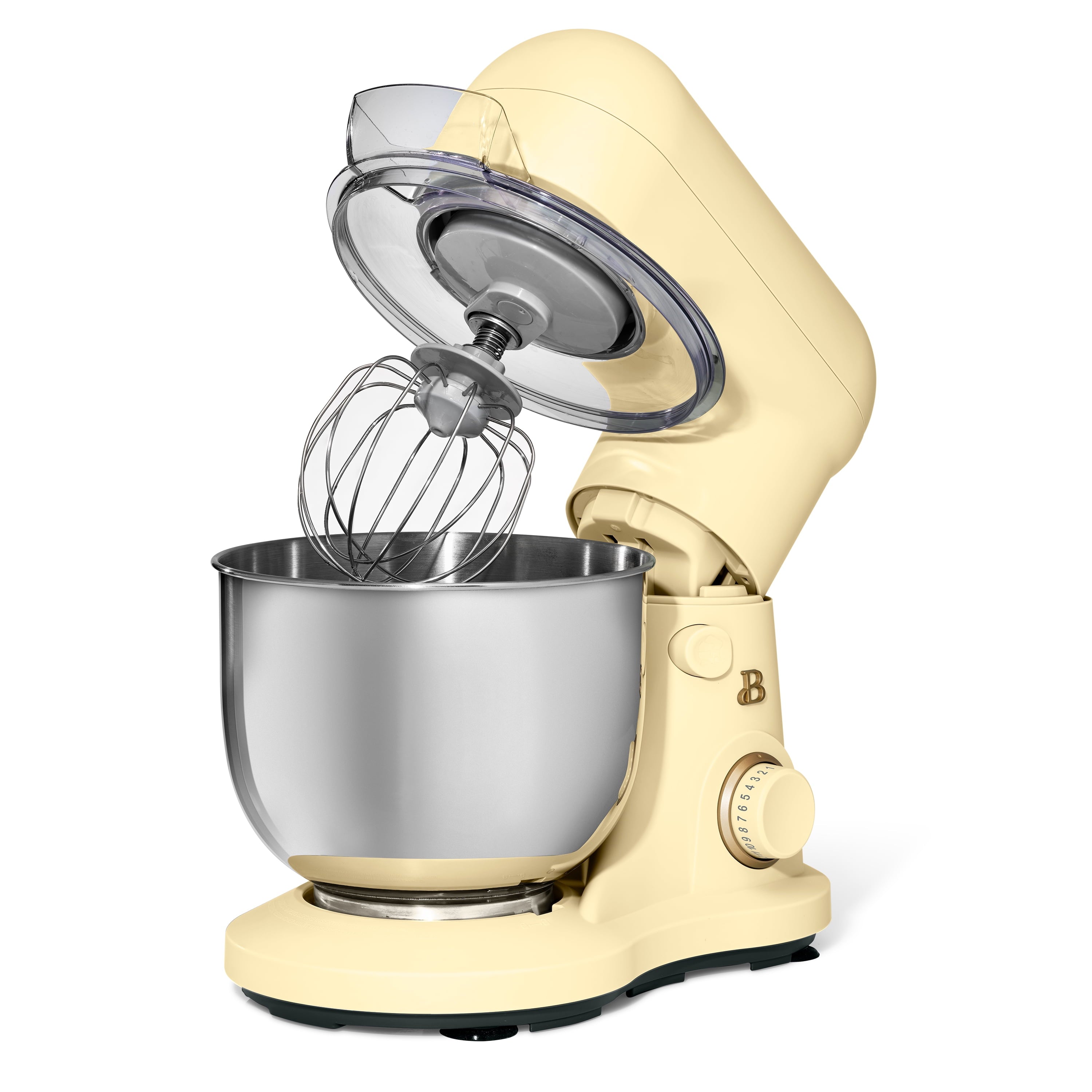 Beautiful 3.5 Qt Stand Mixer with Flat Beater, Dough Hook, Balloon Whisk, Buttercream by Drew Barrymore